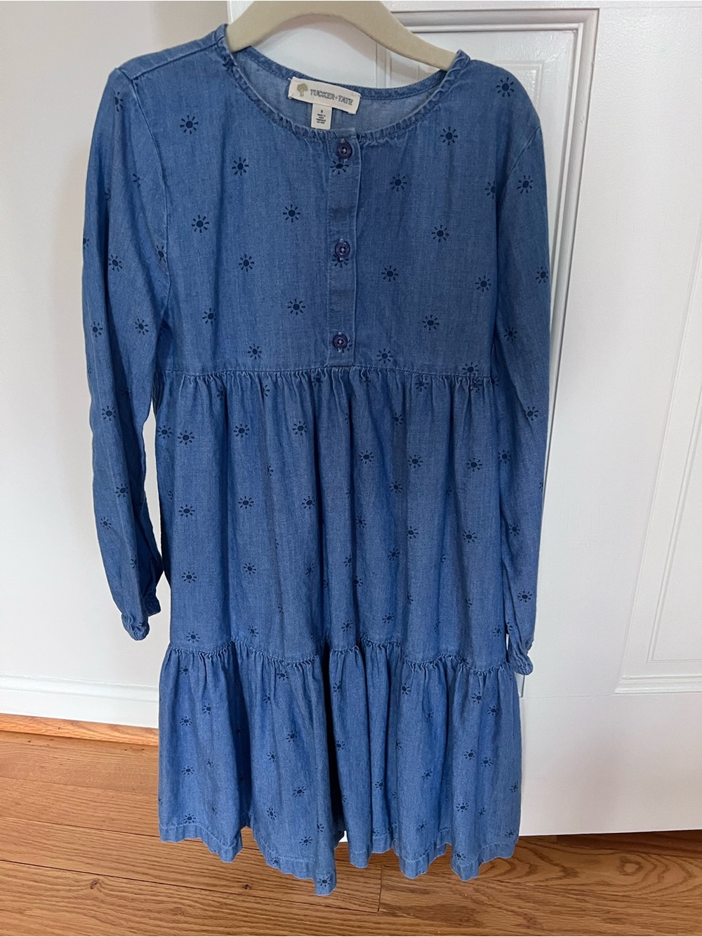 Tucker + Tate Blue Tiered Denim Dress